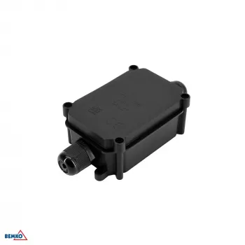 BEMKO Hermetic Junction Box with 2 Cable Glands IP66