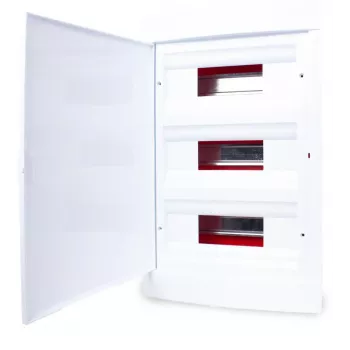 ADELID RM-PT-36P Iegremdējamais Sadales Panelis 36 Moduļi (3x12) Balts