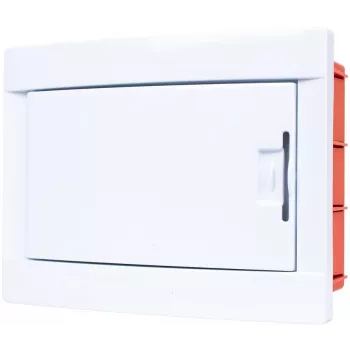 ADELID RM-PT-08P Iegremdējamais Sadales Panels 8 Moduļi, Balts