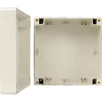 PULSAR AWP161609 Universālais ABS korpuss, IP65, IK07, 160x160x90mm, gaiši pelēks (RAL 7035)