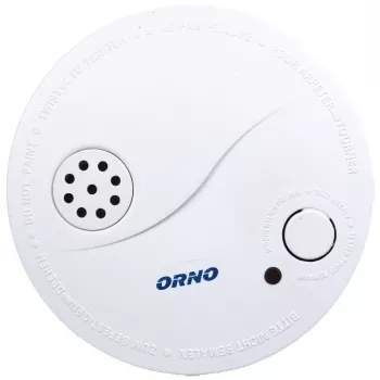 ORNO OR-DC-609 Dūmu un karstuma detektors, 9V baterija, balts