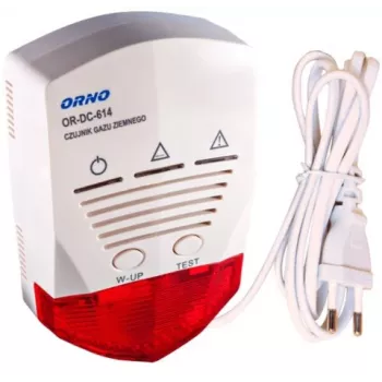 ORNO OR-DC-614 Dabasgāzes detektors (metāns, CNG, LNG) 230V