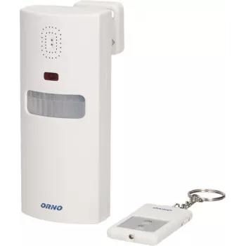 ORNO OR-MA-711 āra signalizācijas sirēna ar iebūvētu sirēnu, 110 dB, 12V līdzstrāva, balta