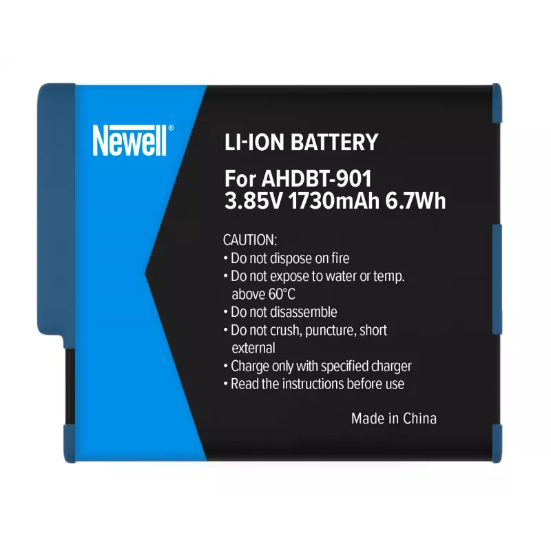 Newell Replacement Battery AHDBT-901 for GoPro 9 / 10 / 11 / 12