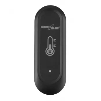 GRB GREENBLUE GB741 āra WiFi temperatūras un mitruma sensors, Android/iOS, 3.0V DC, 2xAAA, IP65