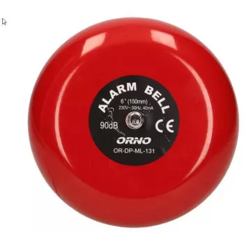 ORNO OR-DP-ML-131 School Bell 230V AC 85dB Red Steel