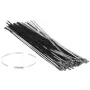 DELTA Montage Nerūsējošā tērauda kabeļu saite SSCT-400X4.6 400mm x 4.6mm 100 gab.