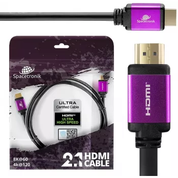 SPACETRONIK HDMI 2.1 8K kabelis 1.5m SH-SPR015