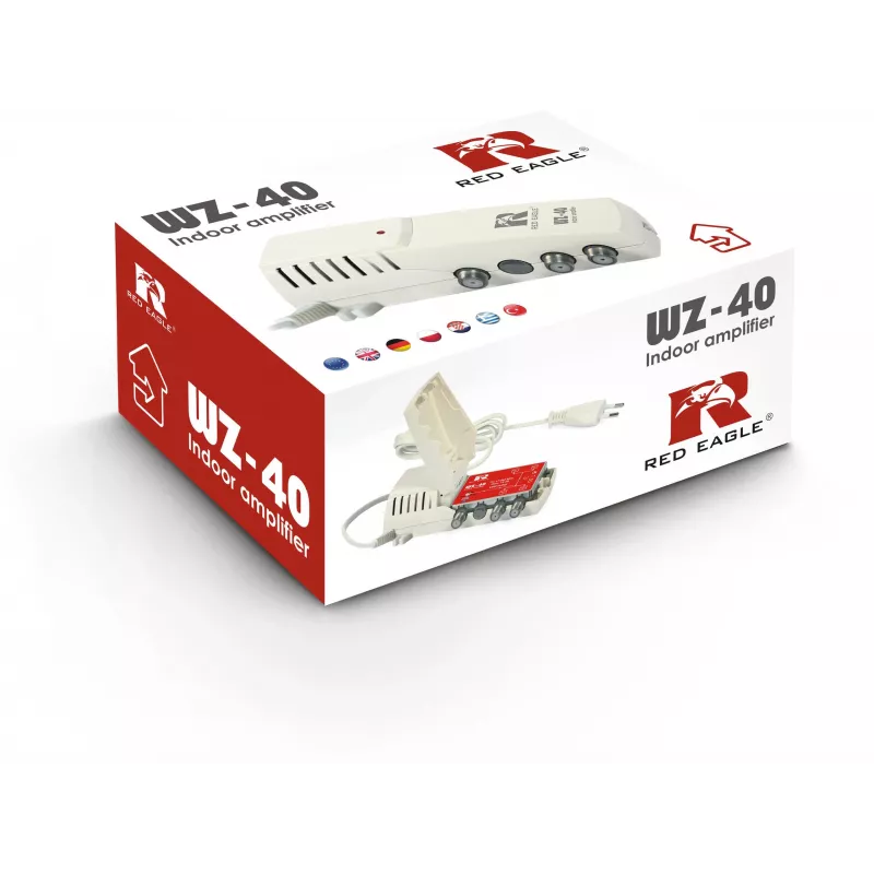 DVB-T/T2 antennas pastiprinātājs WZ-40 RED EAGLE