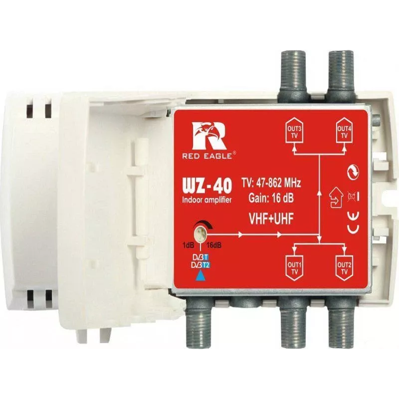 DVB-T/T2 antennas pastiprinātājs WZ-40 RED EAGLE