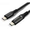 USB-C to USB-C kabelis 100cm 100W PD LCD Displejs everActive CBB-1PD5L