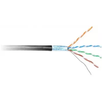 GETFORT Cat.6 F/UTP PVC Indoor Network Cable, Black, 305m
