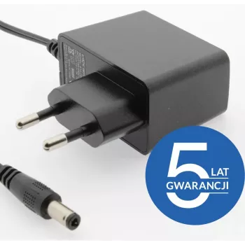 ESPE 12V 2A 24W sienas barošanas bloks ar taisnu cilindrisko savienotāju 5.5x2.1mm, 5 gadu garantija
