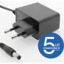 ESPE 12V 2A 24W sienas barošanas bloks ar taisnu cilindrisko savienotāju 5.5x2.1mm, 5 gadu garantija