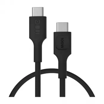 Green Cell PowerStream USB-C to USB-C kabelis 100W 1.2m Melns