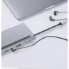 ZENWIRE USB-C Hub Adapter 12-in-1 Docking Station 2x HDMI 4K Ethernet RJ45 USB 3.0 BYL-2211