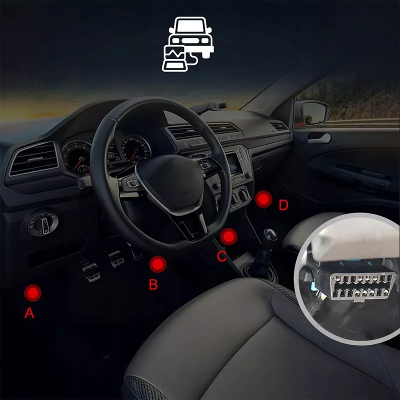ZENWIRE V620 OBD2 ELM327 CAN saskarnes diagnostikas skeneris