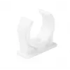 STASIŃSKI SP. Z O.O. Semi-Open Electrical Conduit Clip White U-20 (Pack of 100 pcs.)