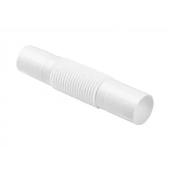 STASIŃSKI ZCL-28 Conduit Coupling, Straight, White, 28 mm, Pack of 100