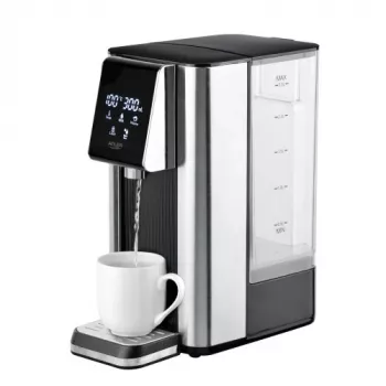 Adler AD 1356 Elektriskā tējkanna, 1.7 L, 2200 W, Nerūsējošais tērauds, Sudrabs