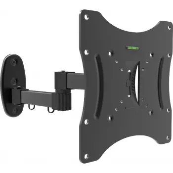 OPTICUM Flexi Twin pilnās kustības TV sienas stiprinājums 17-42 collu ekrāniem, melns, 25 kg