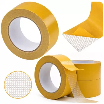 LEAN Double-Sided Reinforced Strong Mounting Tape 50mm x 25m