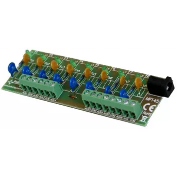 PULSAR AWZ579 16-kanālu drošinātāju modulis 1A stikla drošinātāji