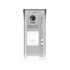 VIDOS DUO S1102A 2-Family Video Door Station, Stainless Steel, Full HD, 2-Wire, Black