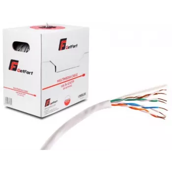 GETFORT Premium Cat.5e U/UTP PVC Network Cable 305m (1000ft) - Grey