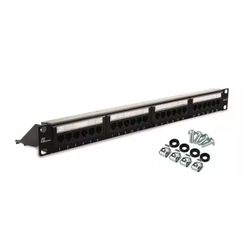 GETFORT PGF-6UTP24-B4 Patch Panel UTP Cat.6 24 Port 1U Black