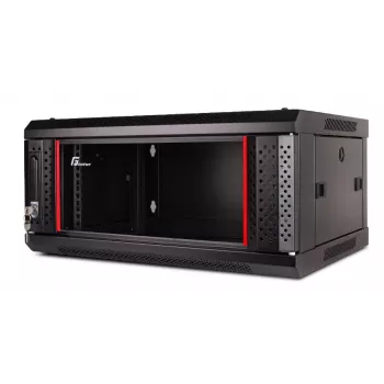 GETFORT 19 inch CALI 4U 600x450 Wall-Mount Network Cabinet - Black (WGF04-64EH-WGB)