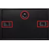 GETFORT CALI 15U 600x550 Wall-Mount Double-Section Rack Cabinet Black