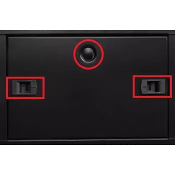 GETFORT CALI 15U 600x550 Wall-Mount Double-Section Rack Cabinet Black