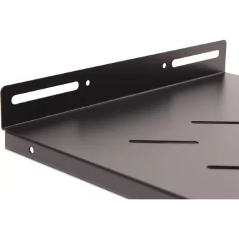 Getfort 45cm 19 inch 1U Fixed Shelf for Rack Cabinet - Black