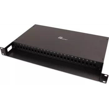 GETFORT GF-FO01-SX 1U 19-Inch 24xSC Simplex Fiber Optic Patch Panel with Splice Tray