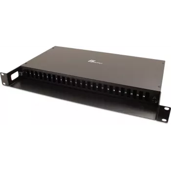 GETFORT GF-FO01-DX 1U 19-Inch 24xSC Duplex Fiber Optic Patch Panel with Sliding Tray