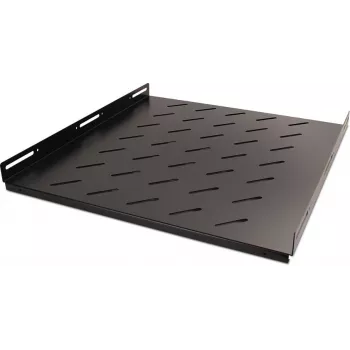 Getfort Fixed Rack Shelf 19 inch 1U 800mm Depth 50kg Load Capacity Black