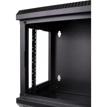 GETFORT WGF06-33EH-WGB 10 collu 6U sienas skapis 300x300mm melns