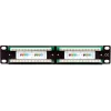Getfort PGF-5EUTP12-B4 12-Port Cat5e UTP Patch Panel 10 inch 1U Black