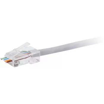 GETFORT RJ45 Cat.6 UTP Pass-Through Modular Plug 8P8C (100-Pack) - Transparent