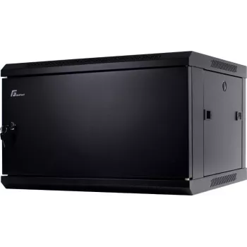GETFORT CALI 6U 600x600 Wall-Mount Rack Cabinet 19-inch Steel Door Black