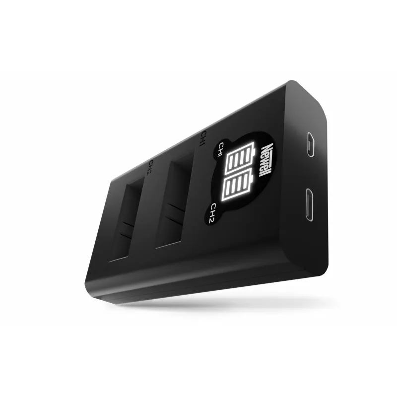 Newell DL-USB-C Dual-Channel Charger and 2 SPJB1B Batteries for GoPro 8
