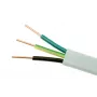 ELEKTROKABEL YDYp 3x1.5mm2 Plakanais Elektrības Kabelis 450/750V 100m Balts