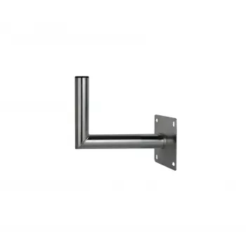 CORAB USL-48/250AL Alumīnija leņķa sienas kronšteins 48mm stabam, 250mm atstatums, sudrabs