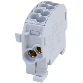 SIMET SCB 25 Al/Cu 80110 SIMBLOCK Branch Distribution Block, Grey 81501002