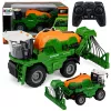 LEAN TOYS Agricultural Harvester with Sprayer Spraying Function Lights Sounds 1:24