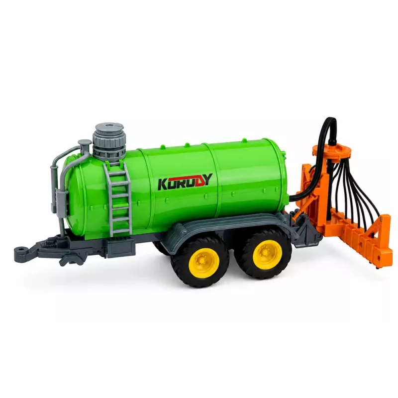 LEAN TOYS Remote-Controlled Agricultural Tractor with Liquid Fertilizer Sprayer 1:24