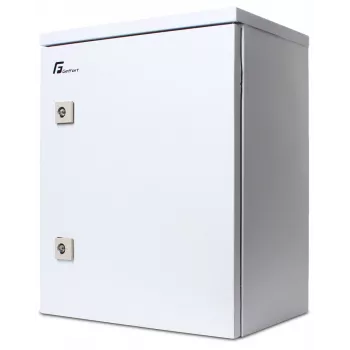 Getfort Hermetic Wall-Mount Rack Cabinet 10 inch 6U 330x230mm IP54 Light Grey