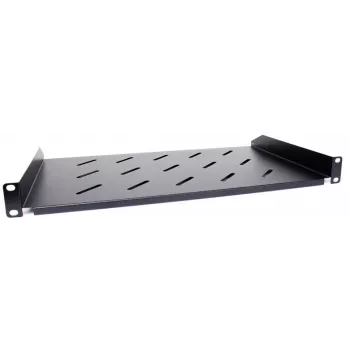 Getfort Universal 19-inch 1U 270mm Black Rack Shelf