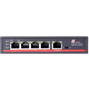 GETFORT GF-105-4PG-PD-90 PoE Switch 4 GE + 1 GE 90W (PoE-In)